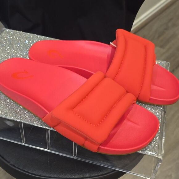 Olukai Sunbeam Slide Sandals- Lehua Flower - Picture 15 of 16